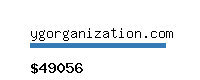 ygorganization.com Website value calculator