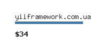 yiiframework.com.ua Website value calculator