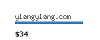 ylangylang.com Website value calculator