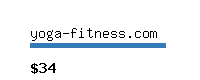 yoga-fitness.com Website value calculator