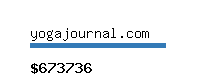 yogajournal.com Website value calculator