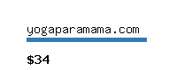 yogaparamama.com Website value calculator