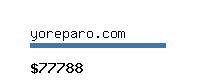 yoreparo.com Website value calculator