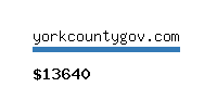 yorkcountygov.com Website value calculator