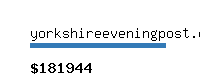 yorkshireeveningpost.co.uk Website value calculator