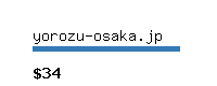 yorozu-osaka.jp Website value calculator