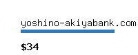 yoshino-akiyabank.com Website value calculator