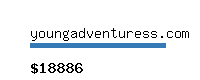 youngadventuress.com Website value calculator