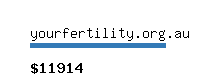 yourfertility.org.au Website value calculator