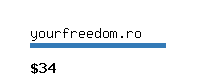 yourfreedom.ro Website value calculator