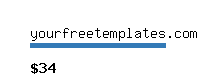 yourfreetemplates.com Website value calculator