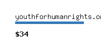 youthforhumanrights.org Website value calculator