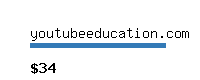 youtubeeducation.com Website value calculator