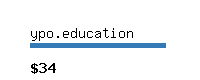 ypo.education Website value calculator