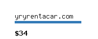 yryrentacar.com Website value calculator