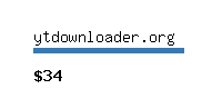 ytdownloader.org Website value calculator