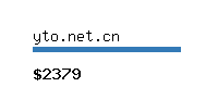 yto.net.cn Website value calculator