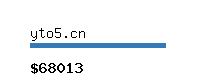 yto5.cn Website value calculator