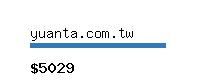 yuanta.com.tw Website value calculator