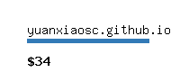 yuanxiaosc.github.io Website value calculator