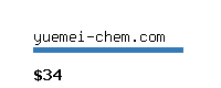 yuemei-chem.com Website value calculator