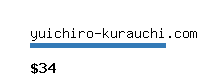 yuichiro-kurauchi.com Website value calculator