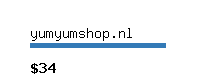 yumyumshop.nl Website value calculator