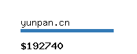 yunpan.cn Website value calculator