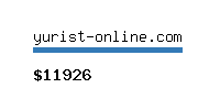 yurist-online.com Website value calculator