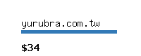 yurubra.com.tw Website value calculator