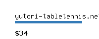 yutori-tabletennis.net Website value calculator