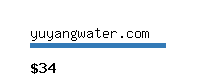 yuyangwater.com Website value calculator