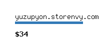 yuzupyon.storenvy.com Website value calculator