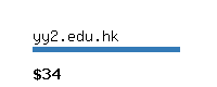 yy2.edu.hk Website value calculator