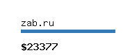 zab.ru Website value calculator