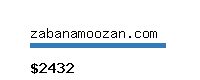 zabanamoozan.com Website value calculator