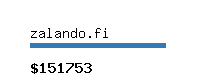 zalando.fi Website value calculator