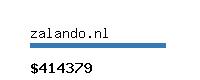 zalando.nl Website value calculator