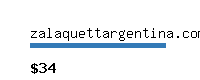 zalaquettargentina.com Website value calculator