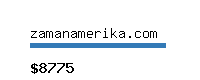 zamanamerika.com Website value calculator