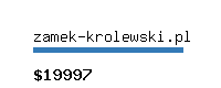 zamek-krolewski.pl Website value calculator