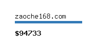 zaoche168.com Website value calculator