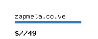 zapmeta.co.ve Website value calculator