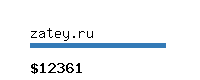 zatey.ru Website value calculator