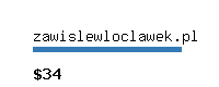 zawislewloclawek.pl Website value calculator