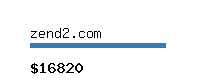 zend2.com Website value calculator