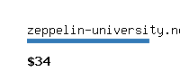 zeppelin-university.net Website value calculator