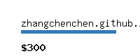 zhangchenchen.github.io Website value calculator