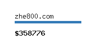 zhe800.com Website value calculator