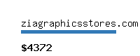 ziagraphicsstores.com Website value calculator